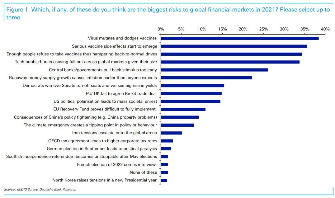 2021 biggest risks survey